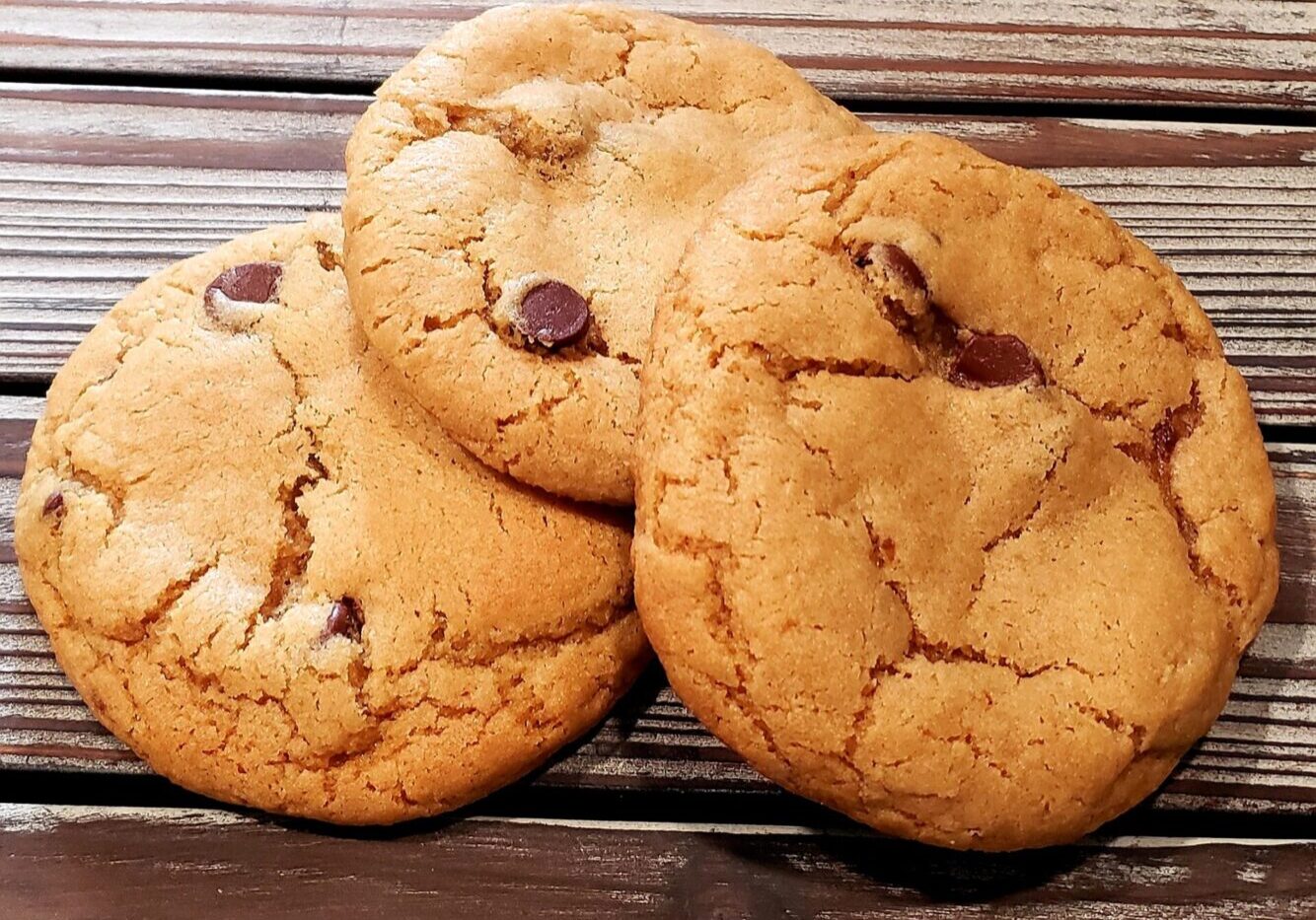 The Chocolate Chip Cookies on a Surface